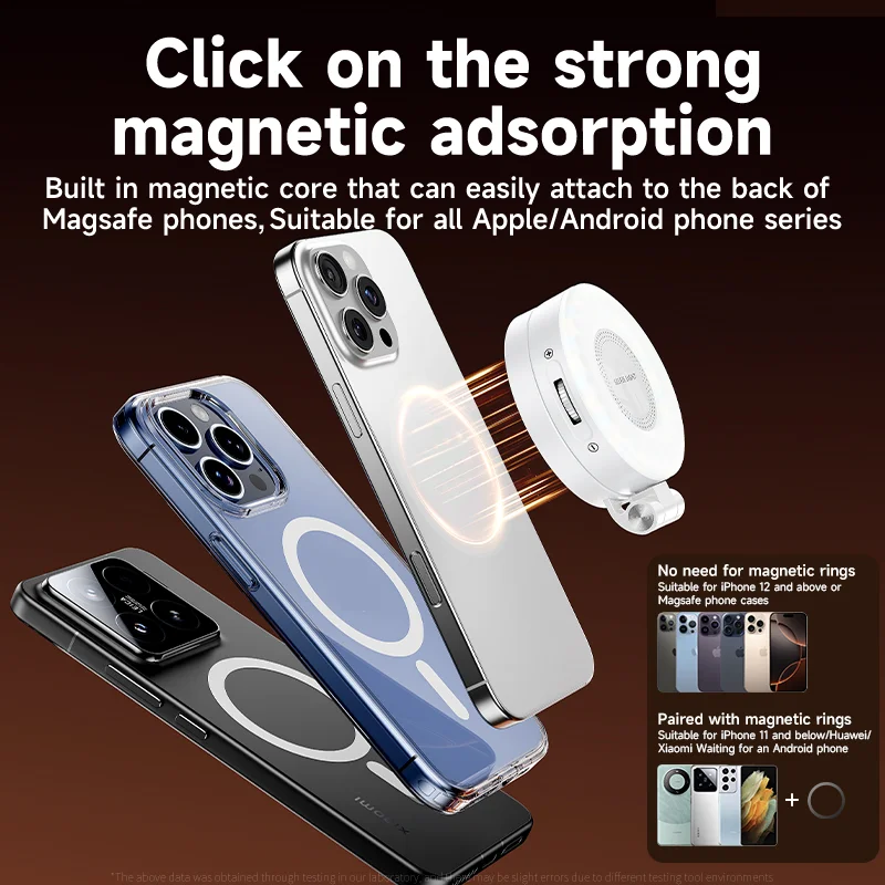 Photography Lighting Spotlight - LED Selfie Fülllicht für Magsafe Telefon,