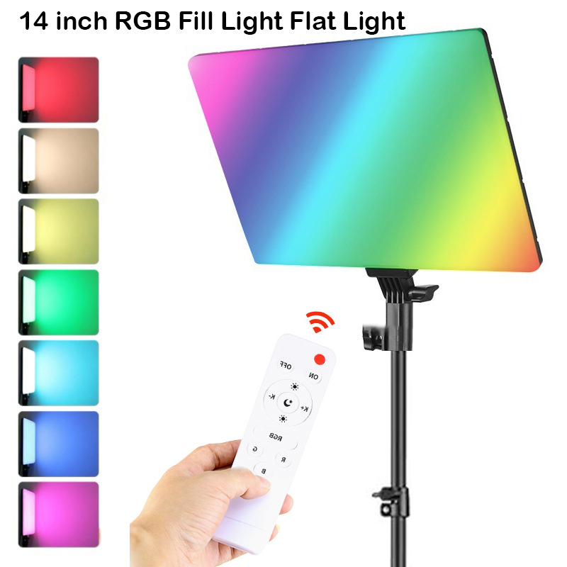 Photography Lighting Board - RGB 14'' LED Video Licht Fernbedienung
