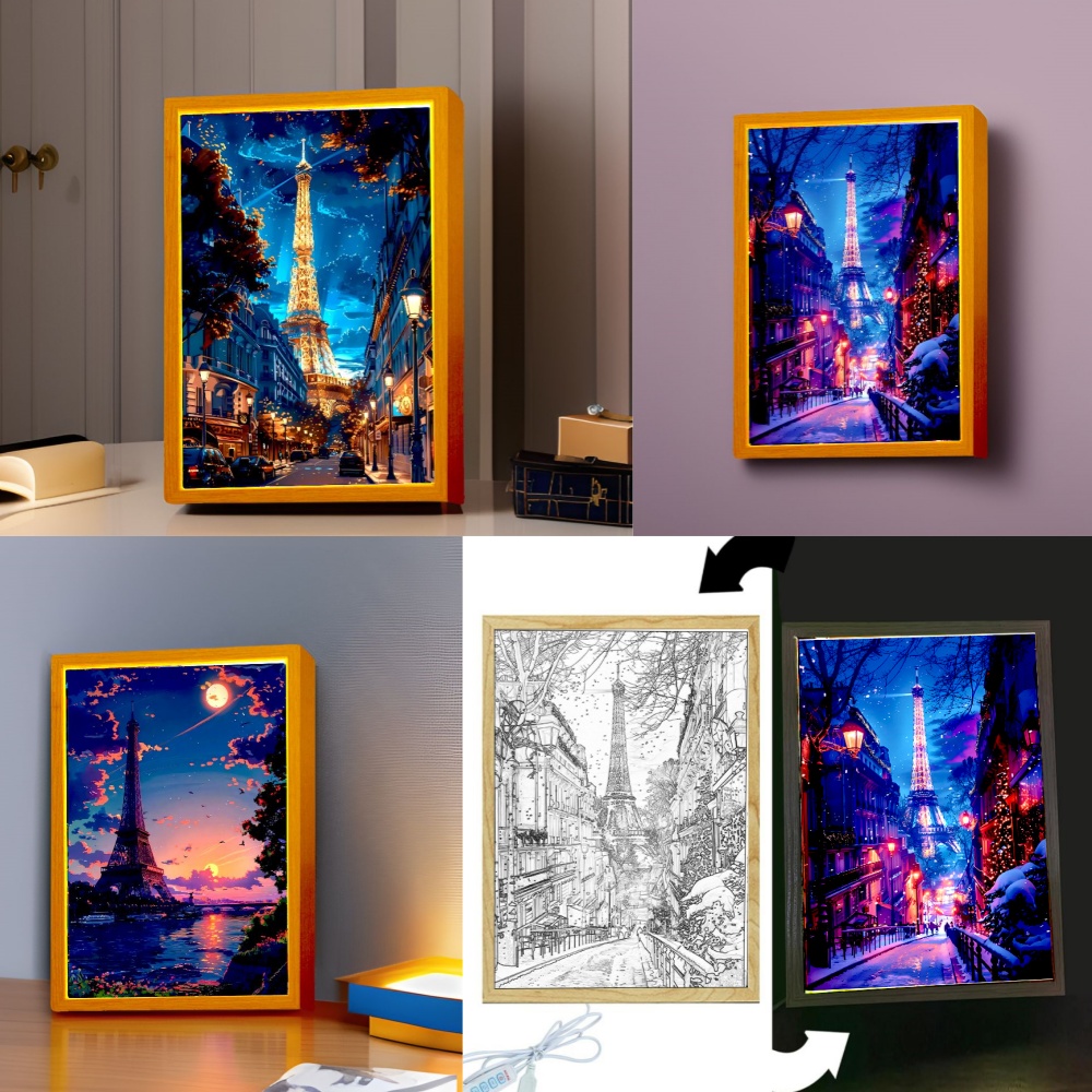 Photography Lighting Board - Schöne Stadt Paris Licht Malerei Foto