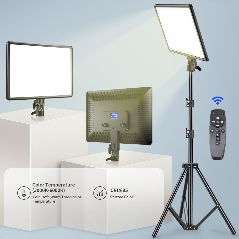 Photography Lighting Board - 10/14 Zoll LED-Videoleuchte, zweifarbig, 3000 K-6000