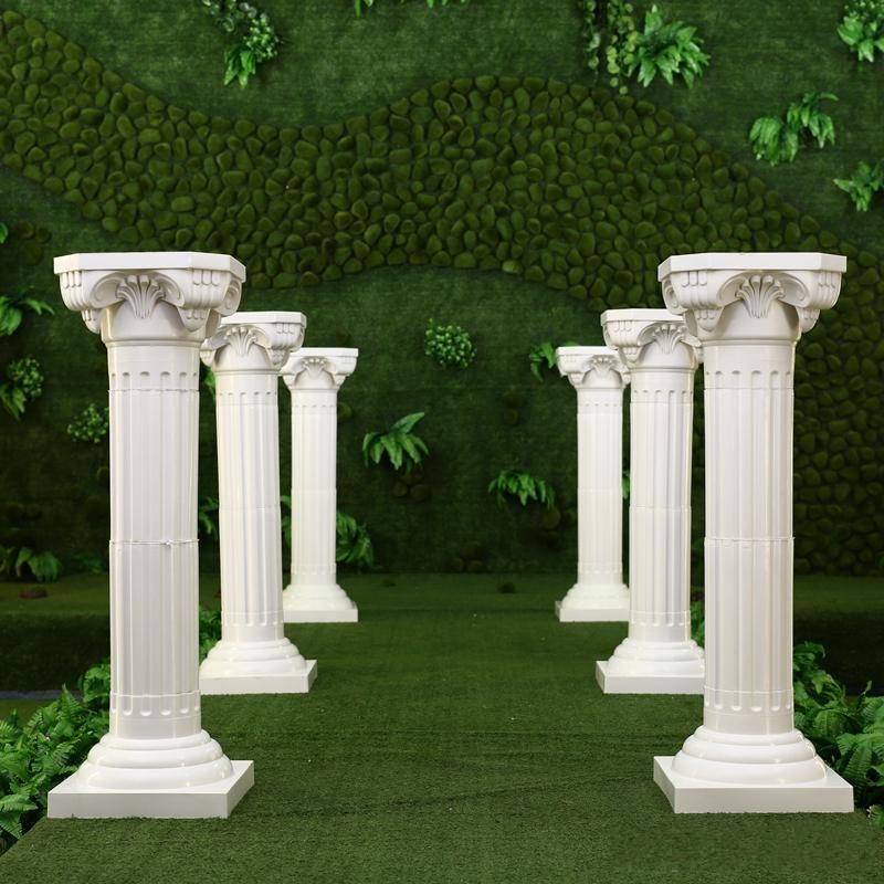 Photography Lighting Background - 65cm 113cm Weiße Kunststoff-Römische Säule Hochzeitsdekoration