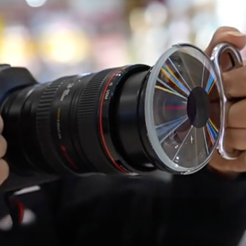 Lighting Effect In Photography - 90mm Handgehaltener Vortex-Halo-Filter Traumhafter Lichteffekt Vordergrund-Unschärfe-Objektivfilter