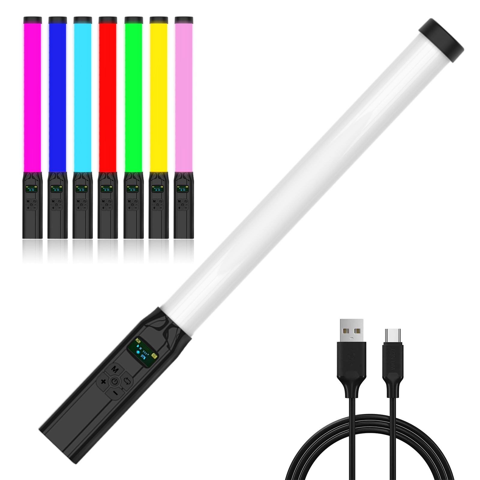 Photography Types Of Lighting - 50cm RGB Stick Lichts tab leichte