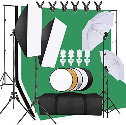 Lighting Effect In Photography - Kostengünstiges Foto-Studio-Ausrüstungsset inklusive Hintergrundständer, Reflektor, Fotografie-Beleuchtungsset,