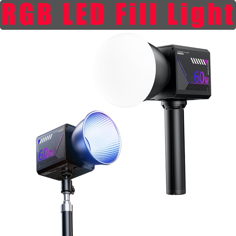 Photography Lighting Background - 60W RGB Videoleuchte Tragbares LED-Fotostudio-Licht mit