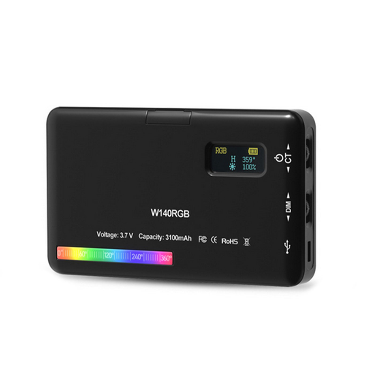 Photography Lighting Spotlight - RGB-Modi, Mini-Scheinwerfer, Fülllicht, Farb-LED-Kameramodi, Fotografie