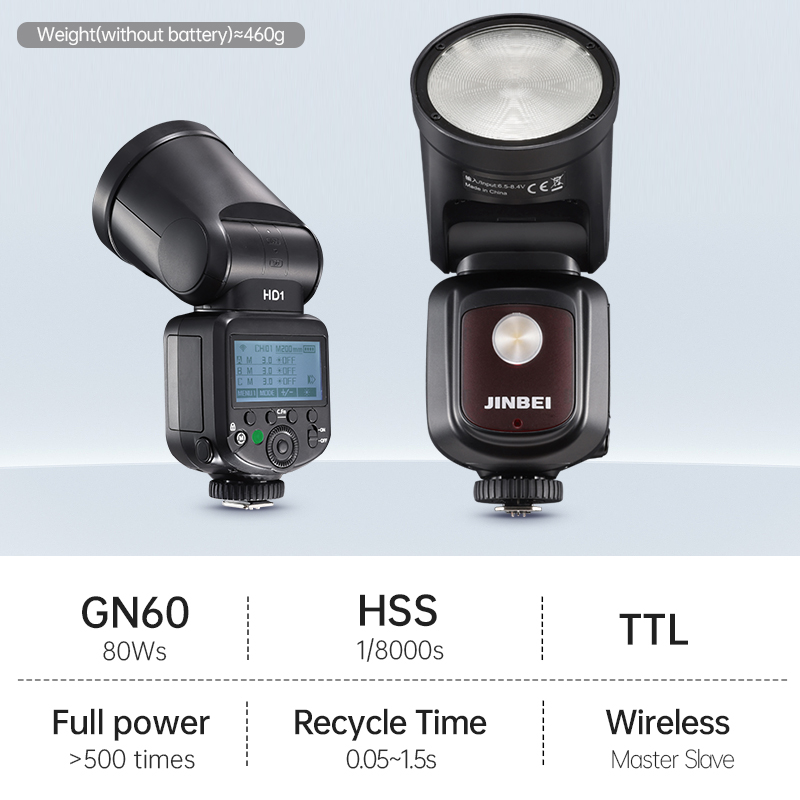 JINBEI HD-1 Rundkopf-HSS-Speed – Photography Lighting Flash Bewertung und Preis