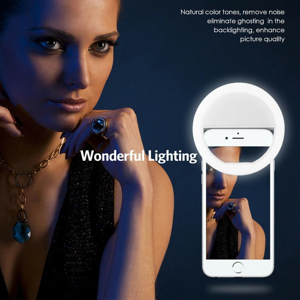 LED-Selfie-Ringlicht mit USB-L – Photography Lighting Spotlight Bewertung und Preis