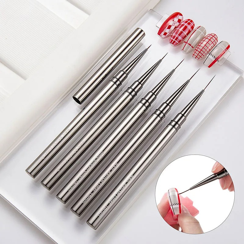5-teiliges Nail-Art Pinsel-Set – Coloured Gel Set Bewertung und Preis