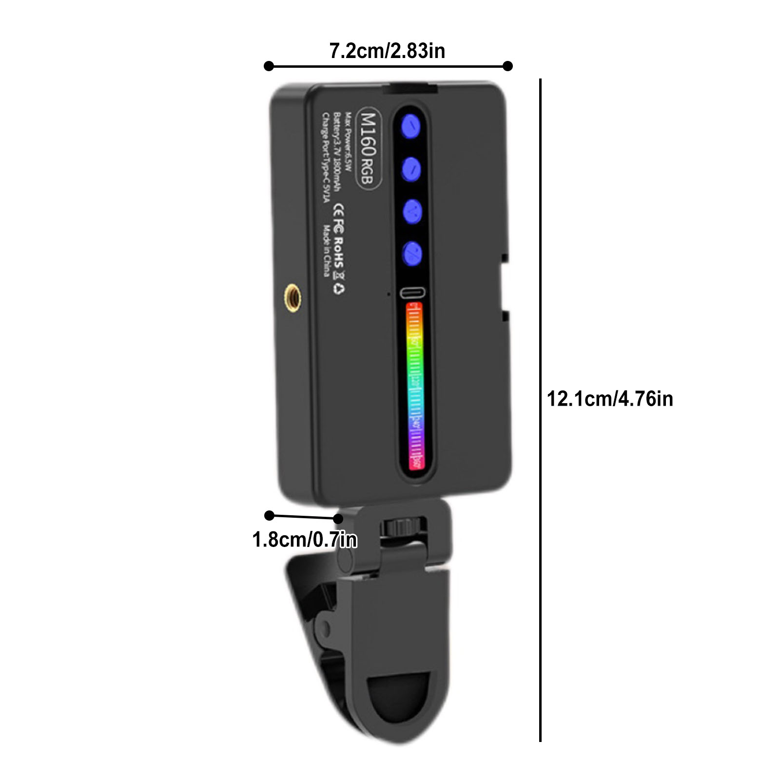 6,5W RGB LED-Videoleuchte 2700 – Photography Types Of Lighting Bewertung und Preis