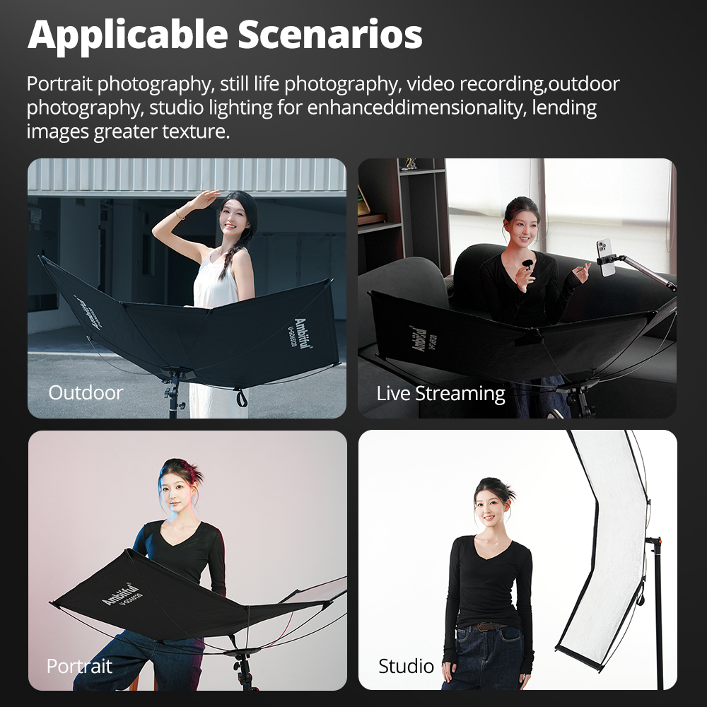 AMBITFUL 3in1 U-Typ Lichtdiffu – Photography Types Of Lighting Bewertung und Preis