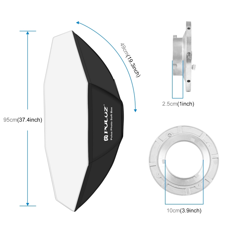 Puluz 95cm Achteck Fotografie  – Photography Lighting Diffuser Bewertung und Preis