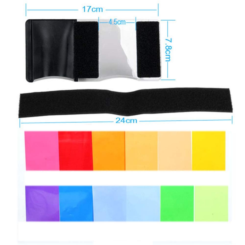 12 Farben Kamera-Blitzfilter-S – Photography Lighting Flash Bewertung und Preis