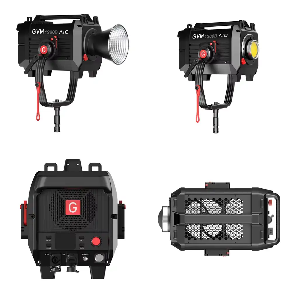 GVM SD1200B AIO 1200W Fotograf – Photography Lighting Spotlight Bewertung und Preis