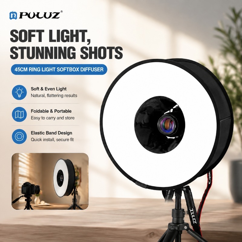 Faltbarer 45cm Ringblitz-Softb – Photography Types Of Lighting Bewertung und Preis