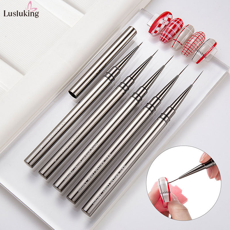 5PCS Nail art Liner Pinsel Han – Coloured Gel Set Bewertung und Preis