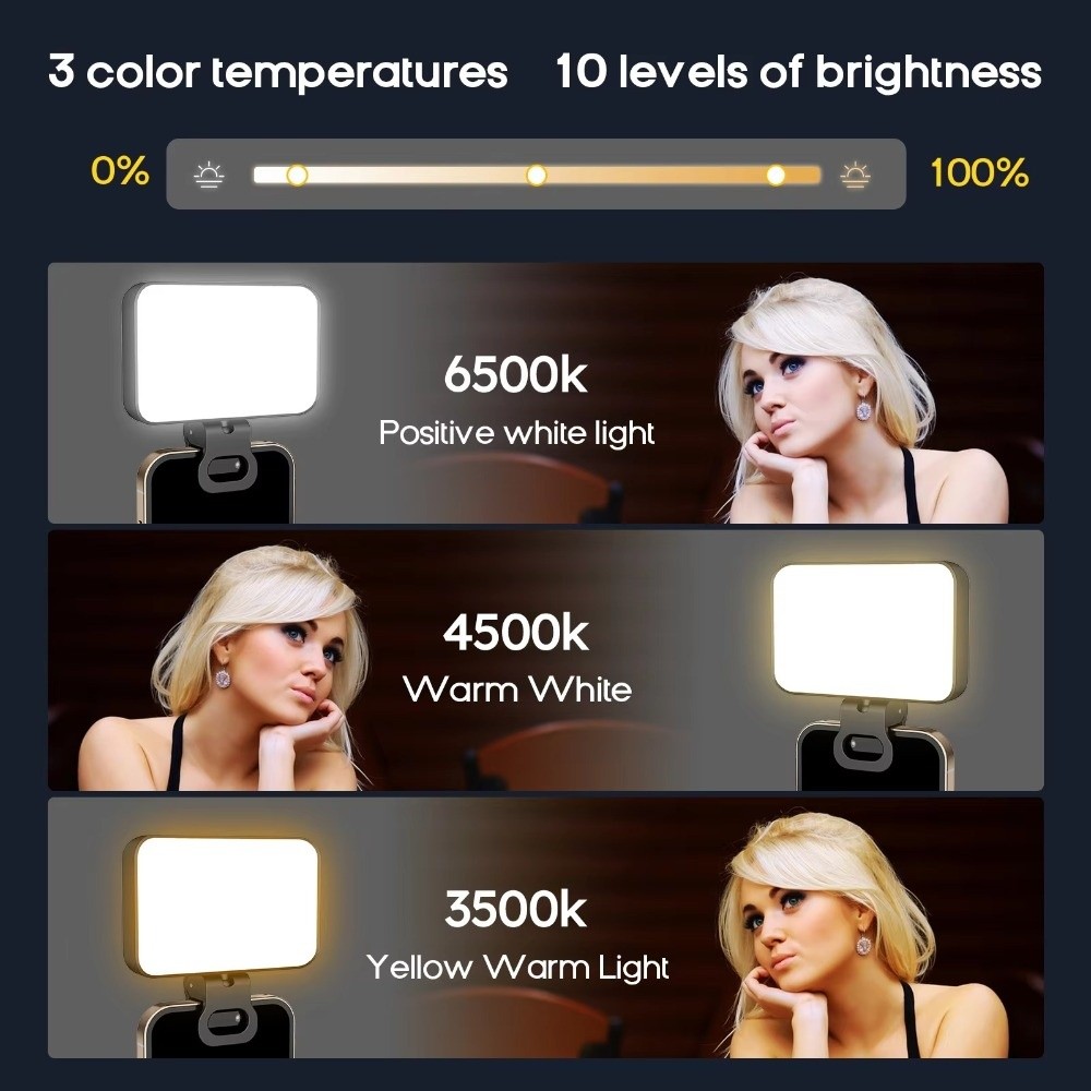 800/1000mAh LED Selfie-Licht 3 – Photography Lighting Flash Bewertung und Preis